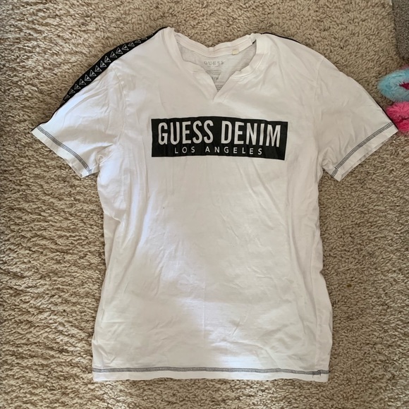 Guess denim Los Angeles white T-shirt - Picture 2 of 6